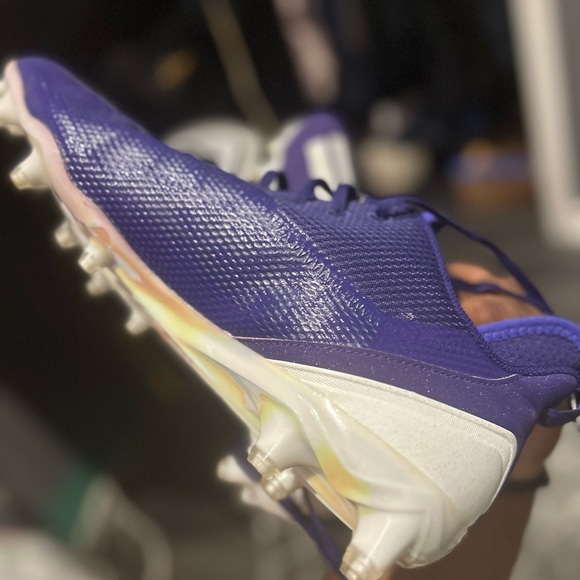 Adidas Adizero Scorch 2 SM Purple
White Football Cleats GZ0406 Men's Size 13 - Picture 3 of 4